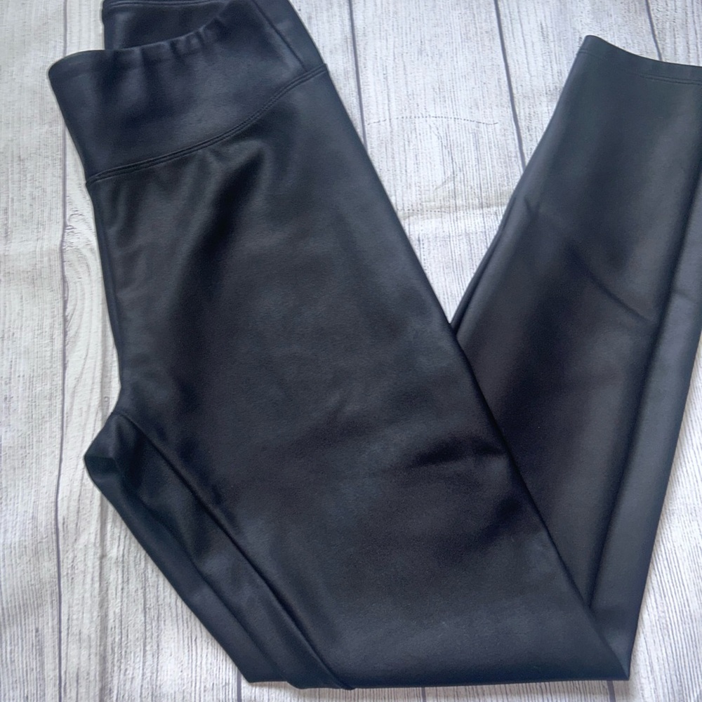 Express Black Faux Leather Leggings